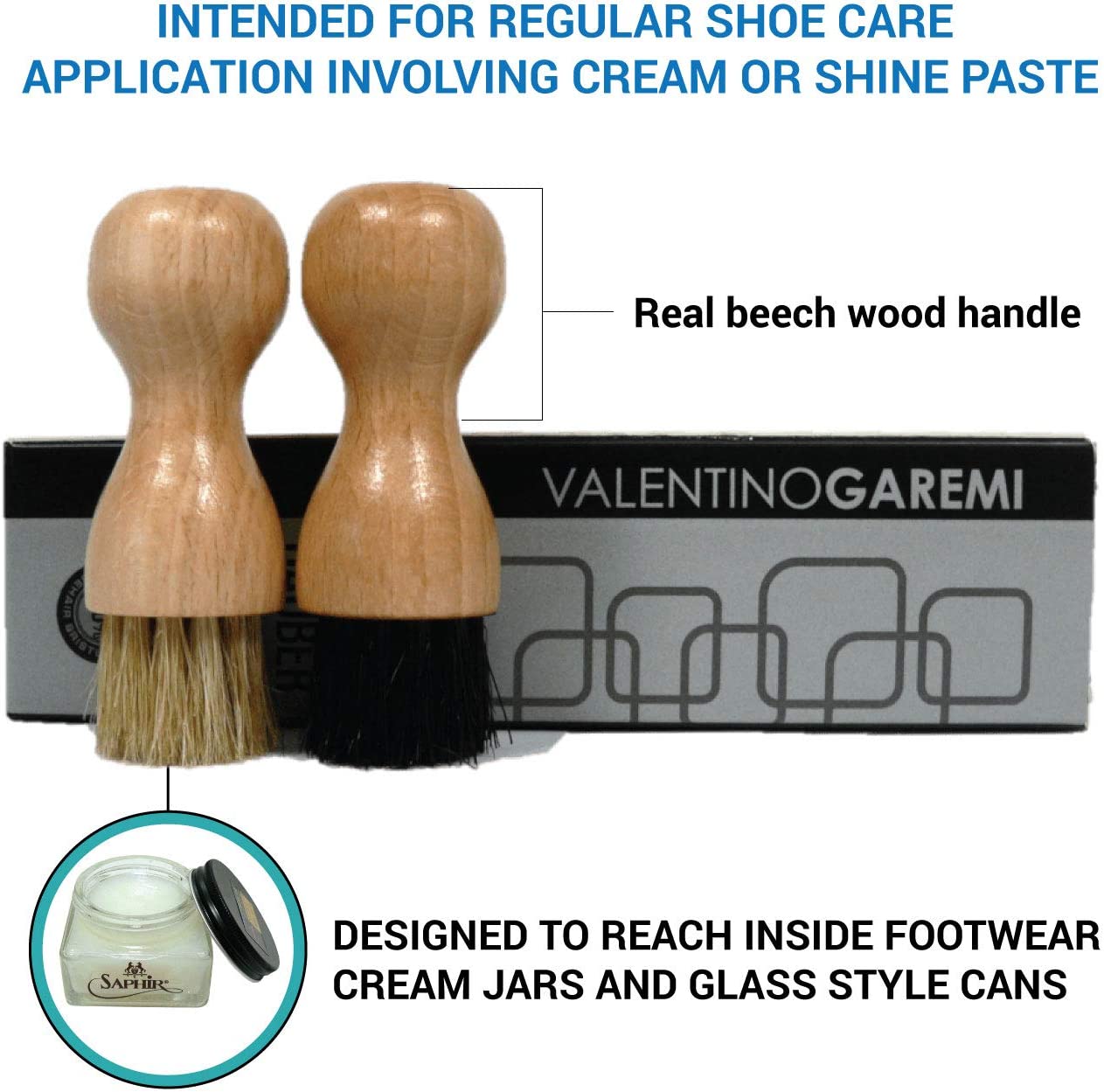 Shoe Shine Brushes Kit