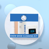 Sneaker cleaning kit with brush and towel